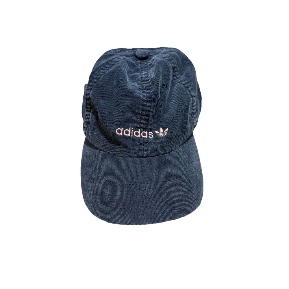 Adidas Originals + Nike Adjustable Hat Bundle 2 Pack Blue Orange Strapback Caps